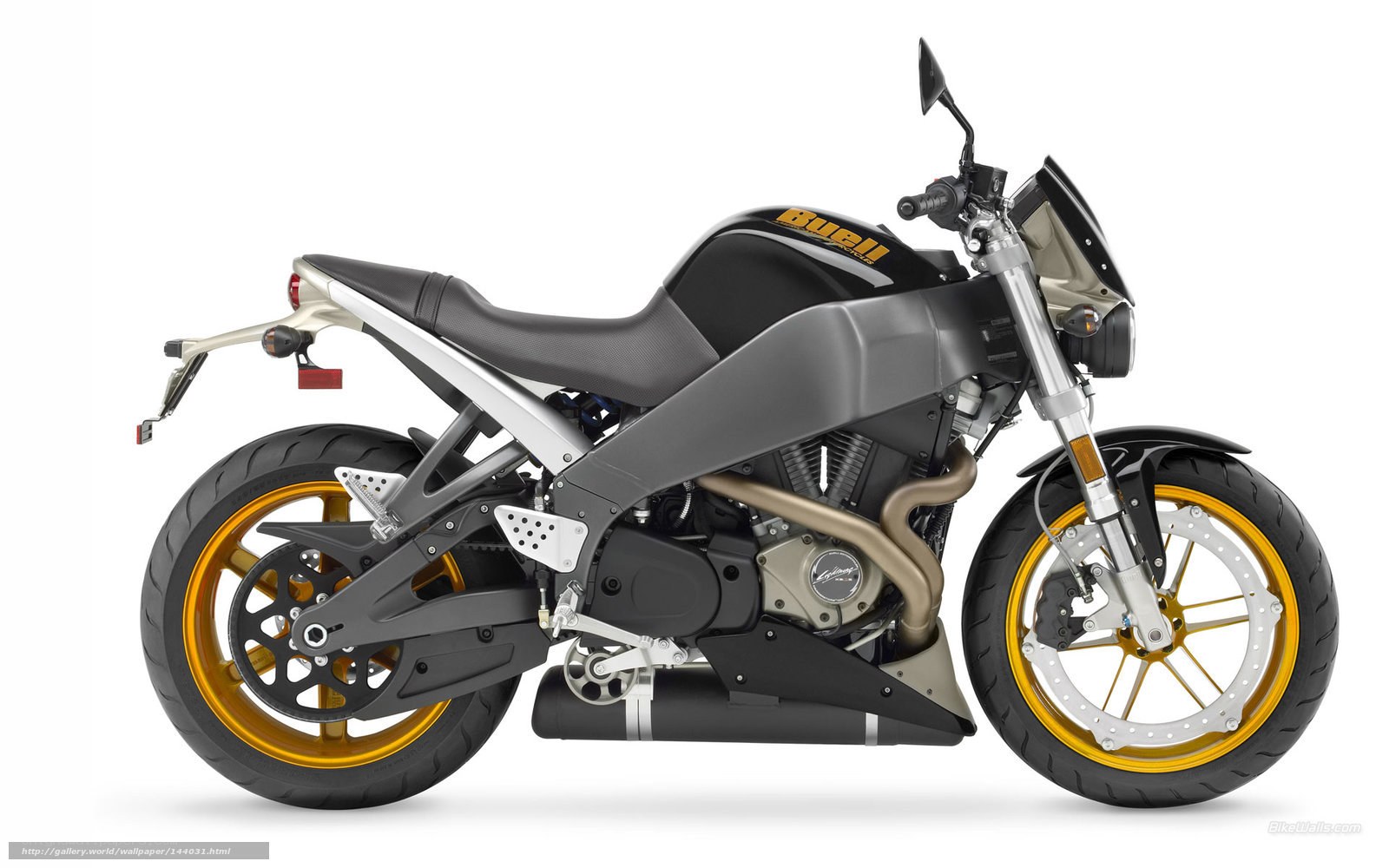 Buell motorcycle side profile