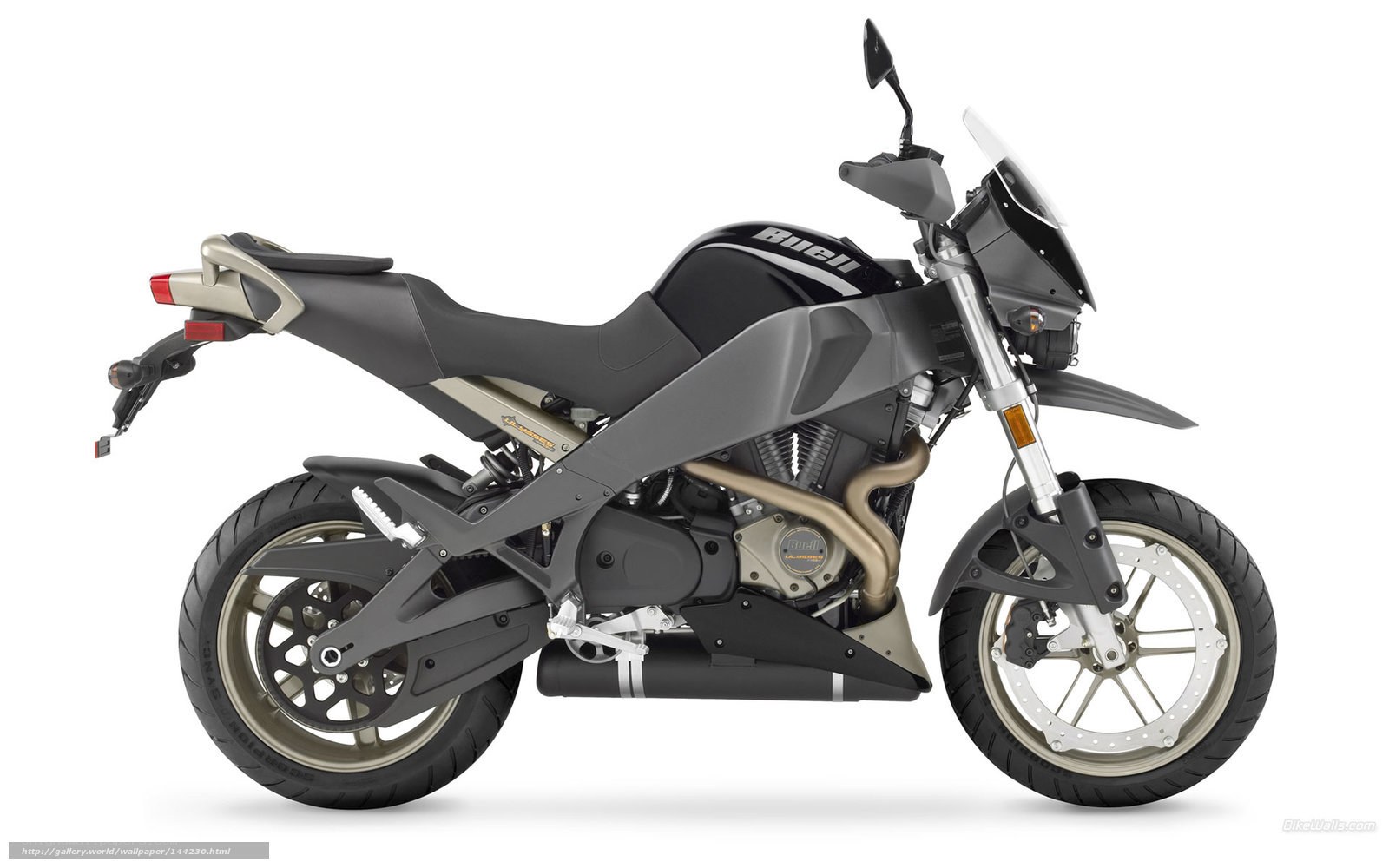 Buell motorcycle side profile