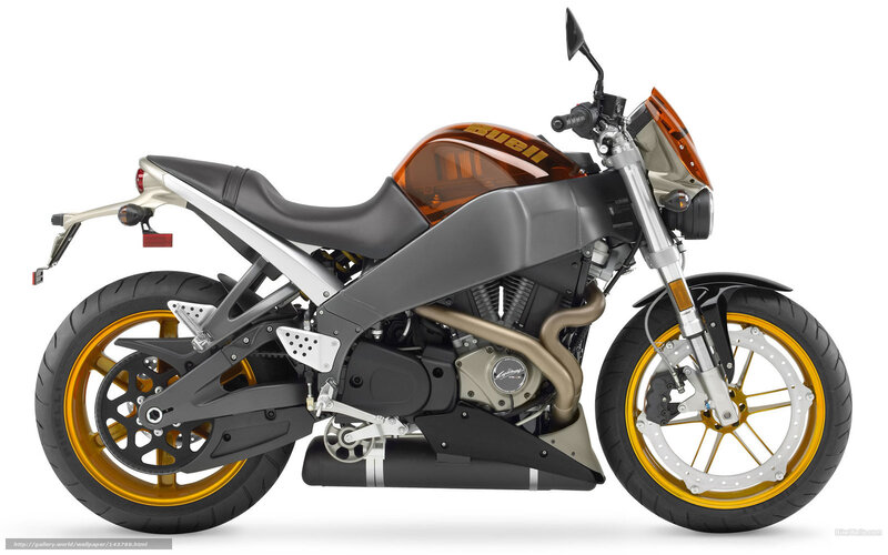 Buell motorcycle side profile