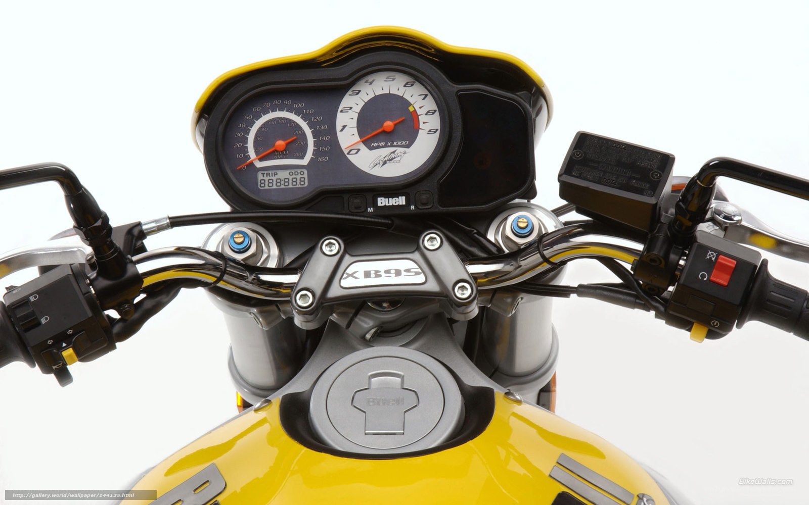 Buell X1000 motorcycle dashboard