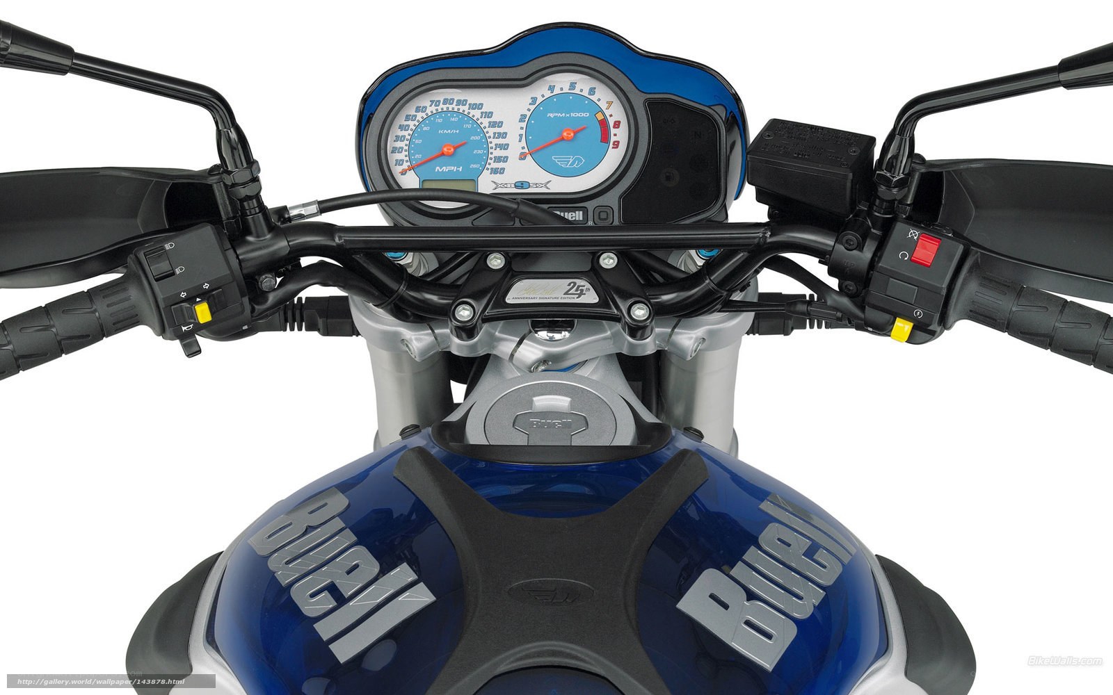 Buell XB9X motorcycle dashboard