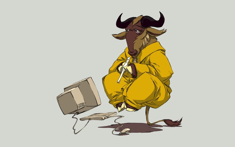 Buffalo in Yellow Robe
