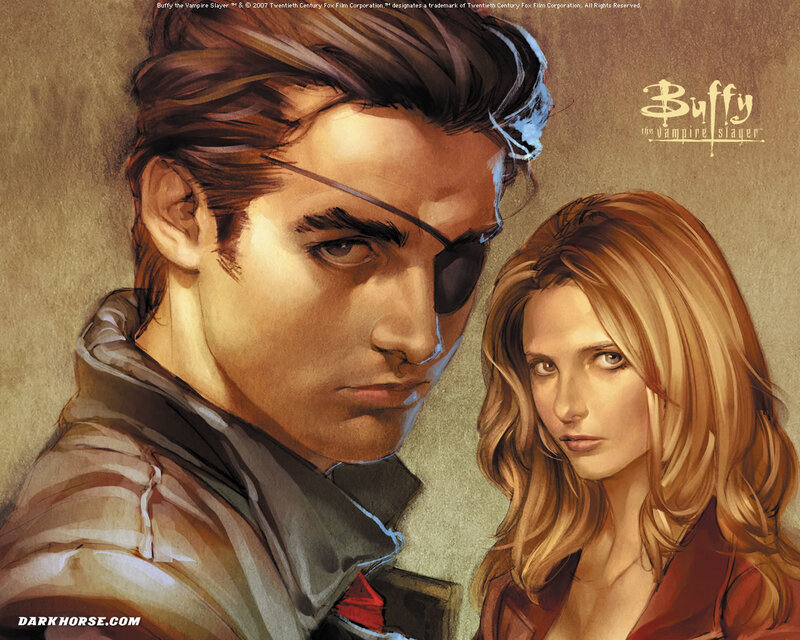 Buffy and Angel artwork