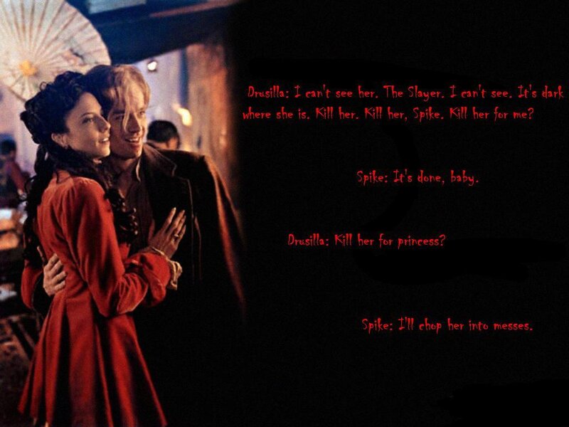 Buffy and Spike scene