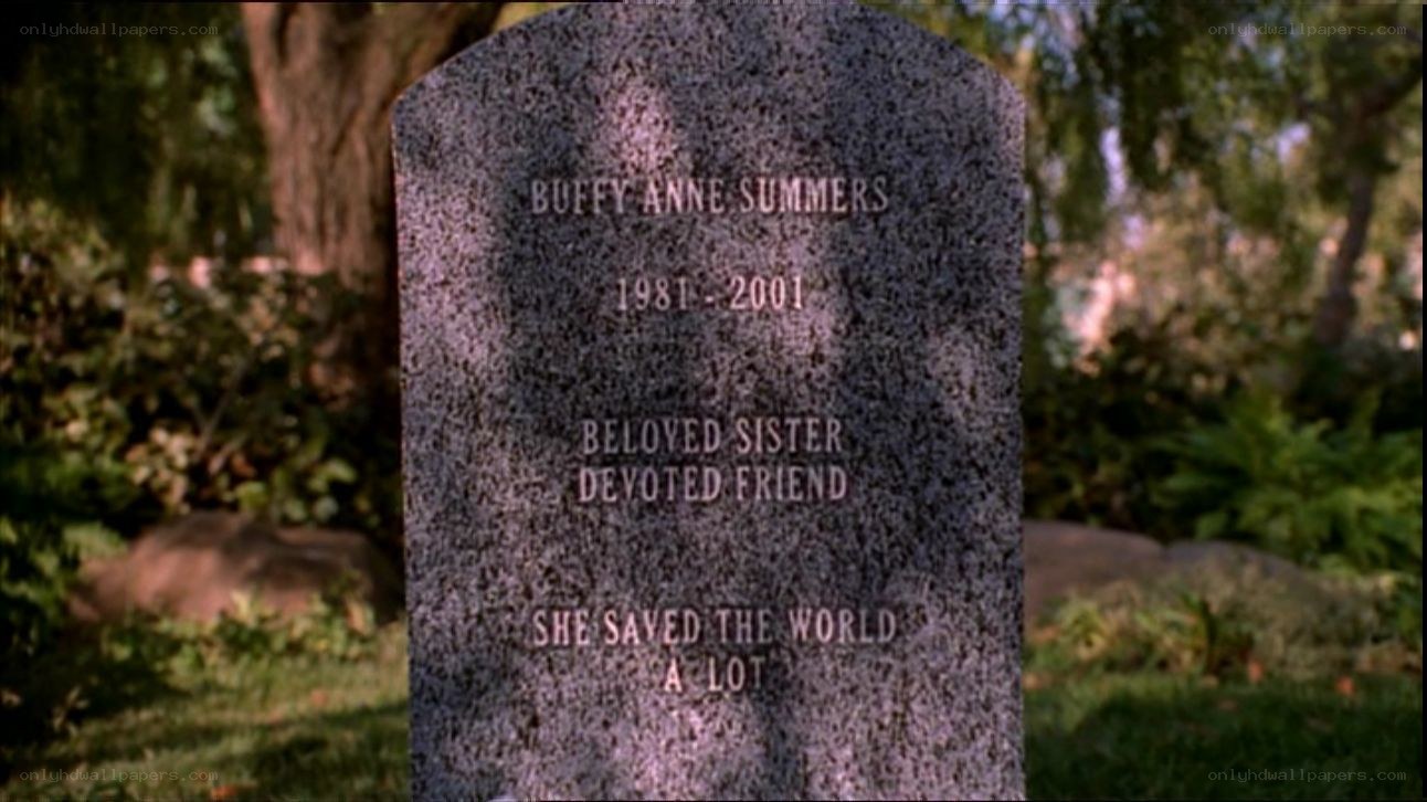 Buffy's gravestone