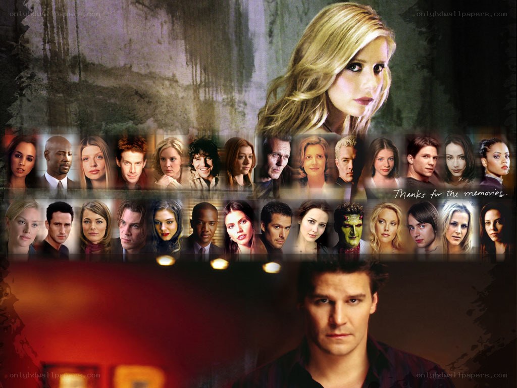 Buffy the Vampire Slayer cast collage