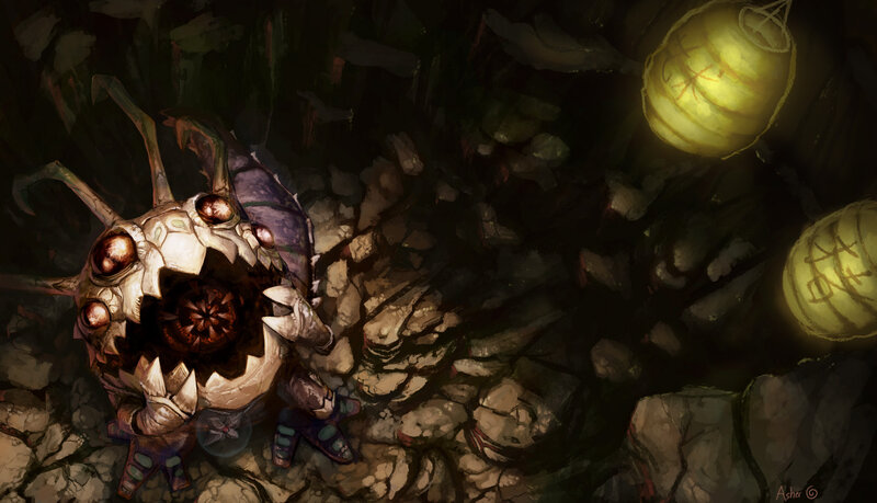 Bug-like Creature in Cave