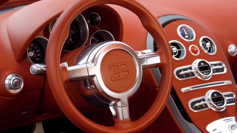 Bugatti Car Interior — Brown