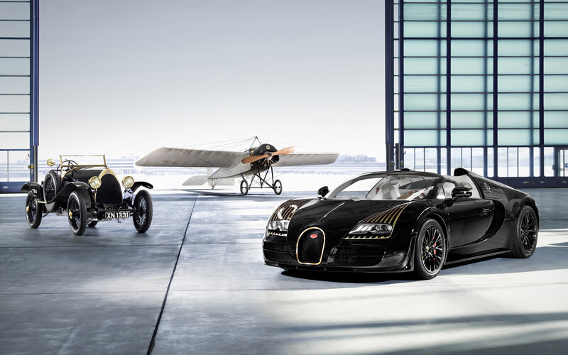 Bugatti Cars and Airplane
