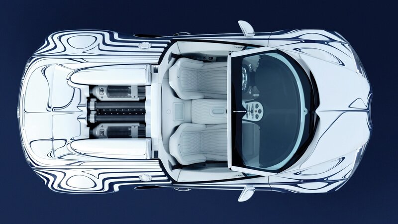 Bugatti Chiron interior view