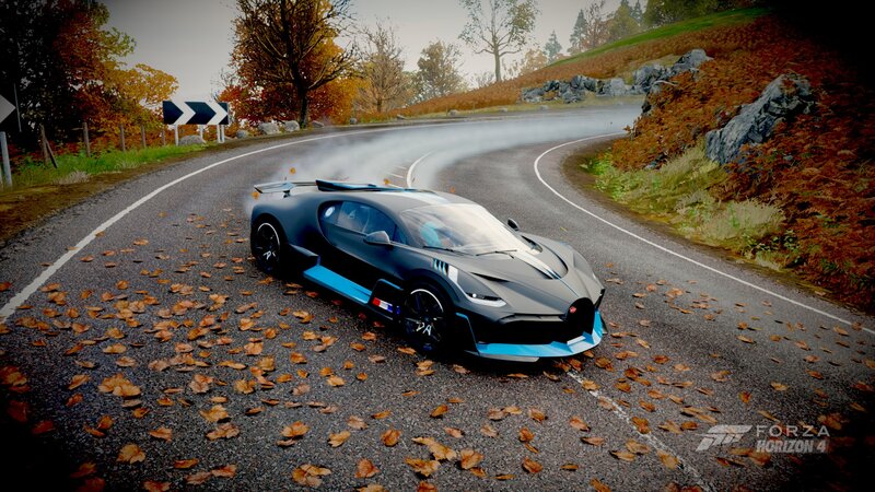 Bugatti Chiron on Road