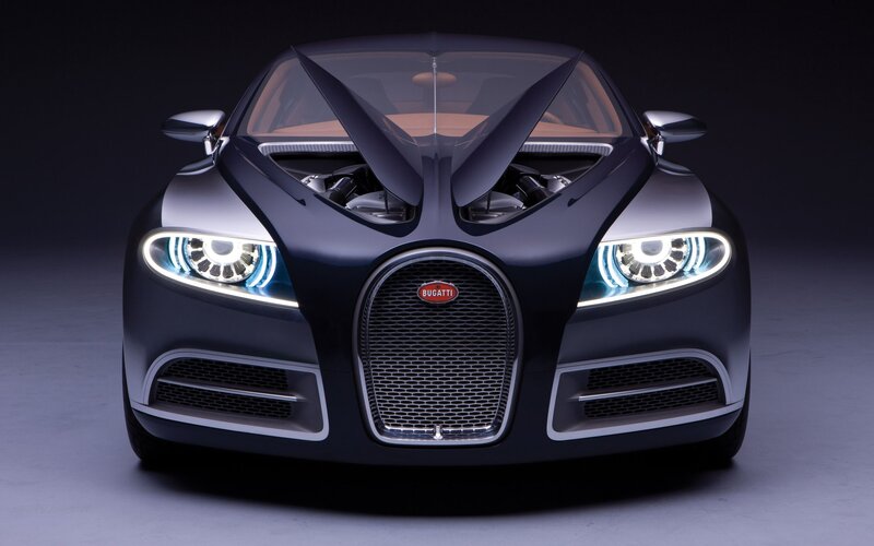 Bugatti Concept Car — Black
