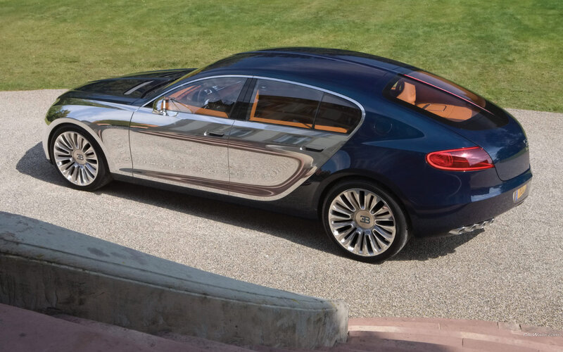 Bugatti Concept Car — Blue, Serene
