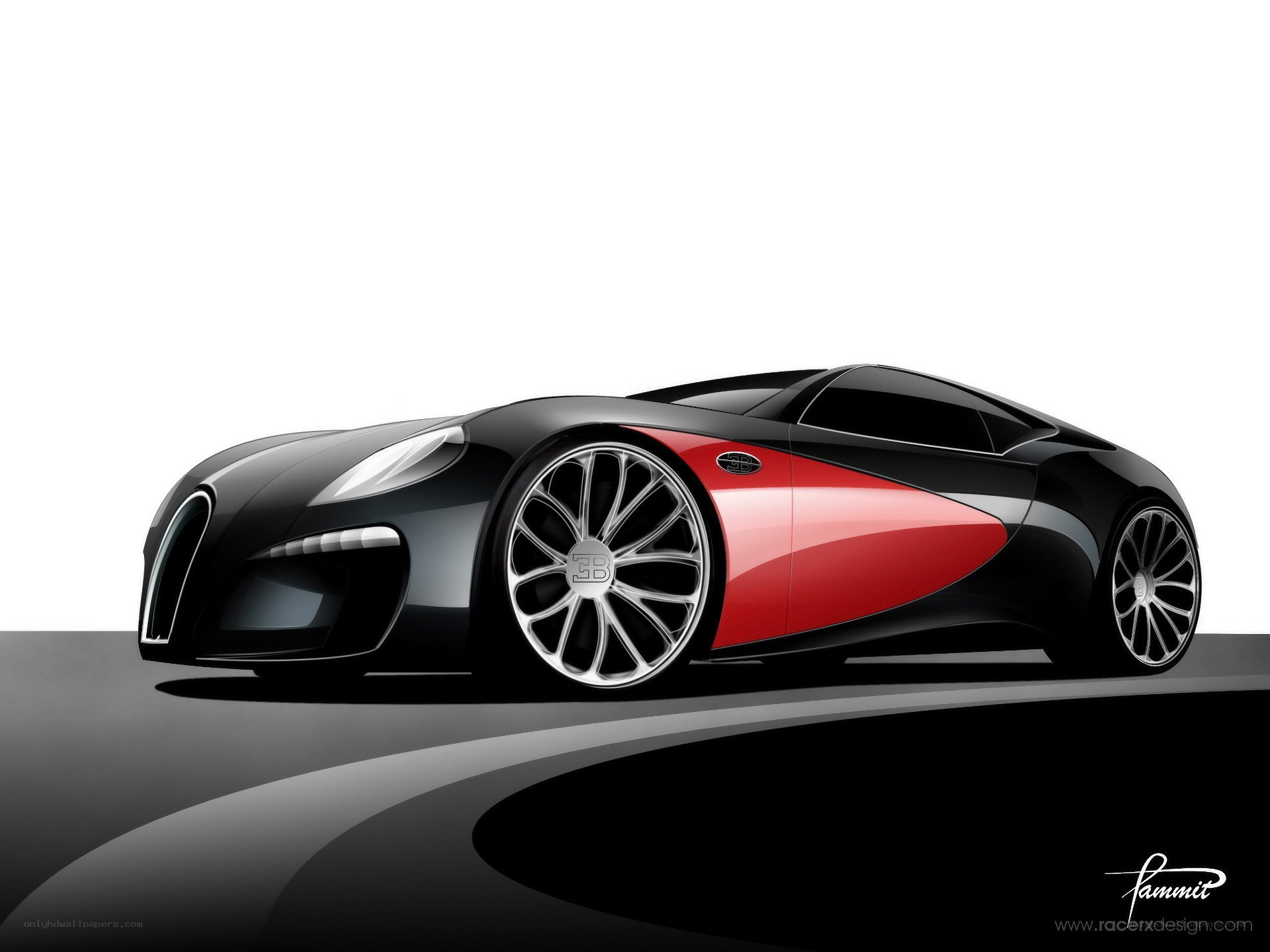 Bugatti concept car design
