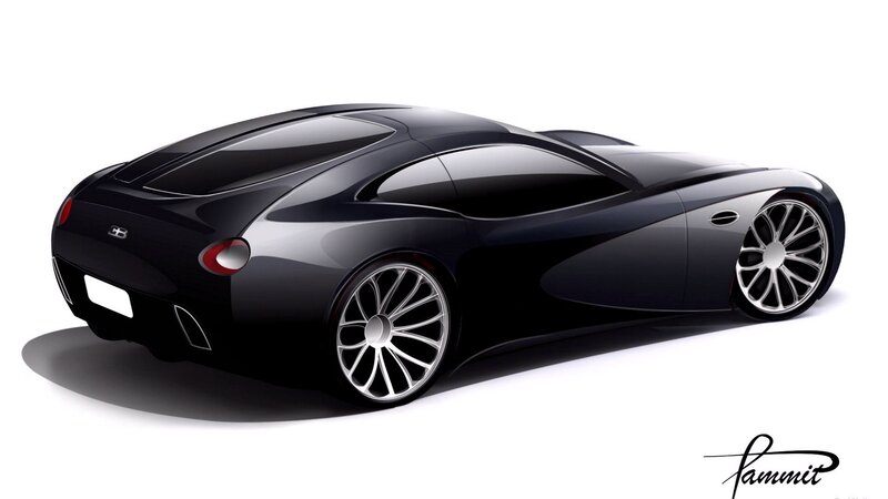 Bugatti concept car design