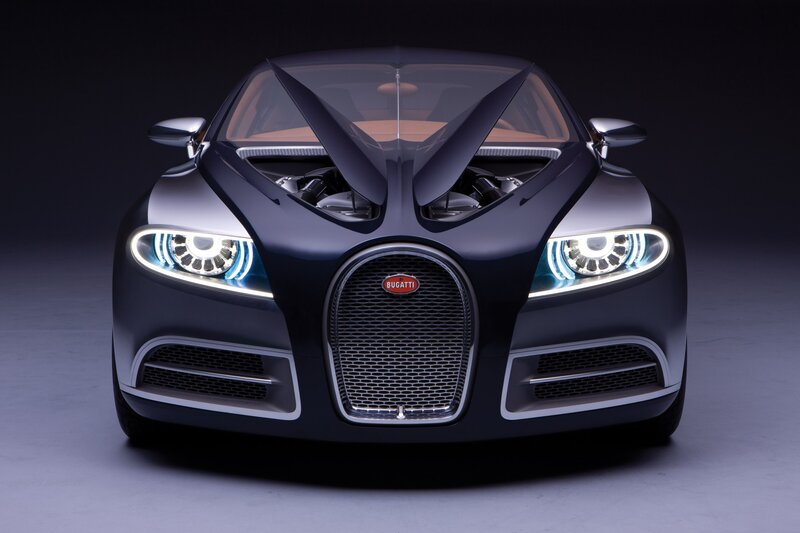 Bugatti concept car front view