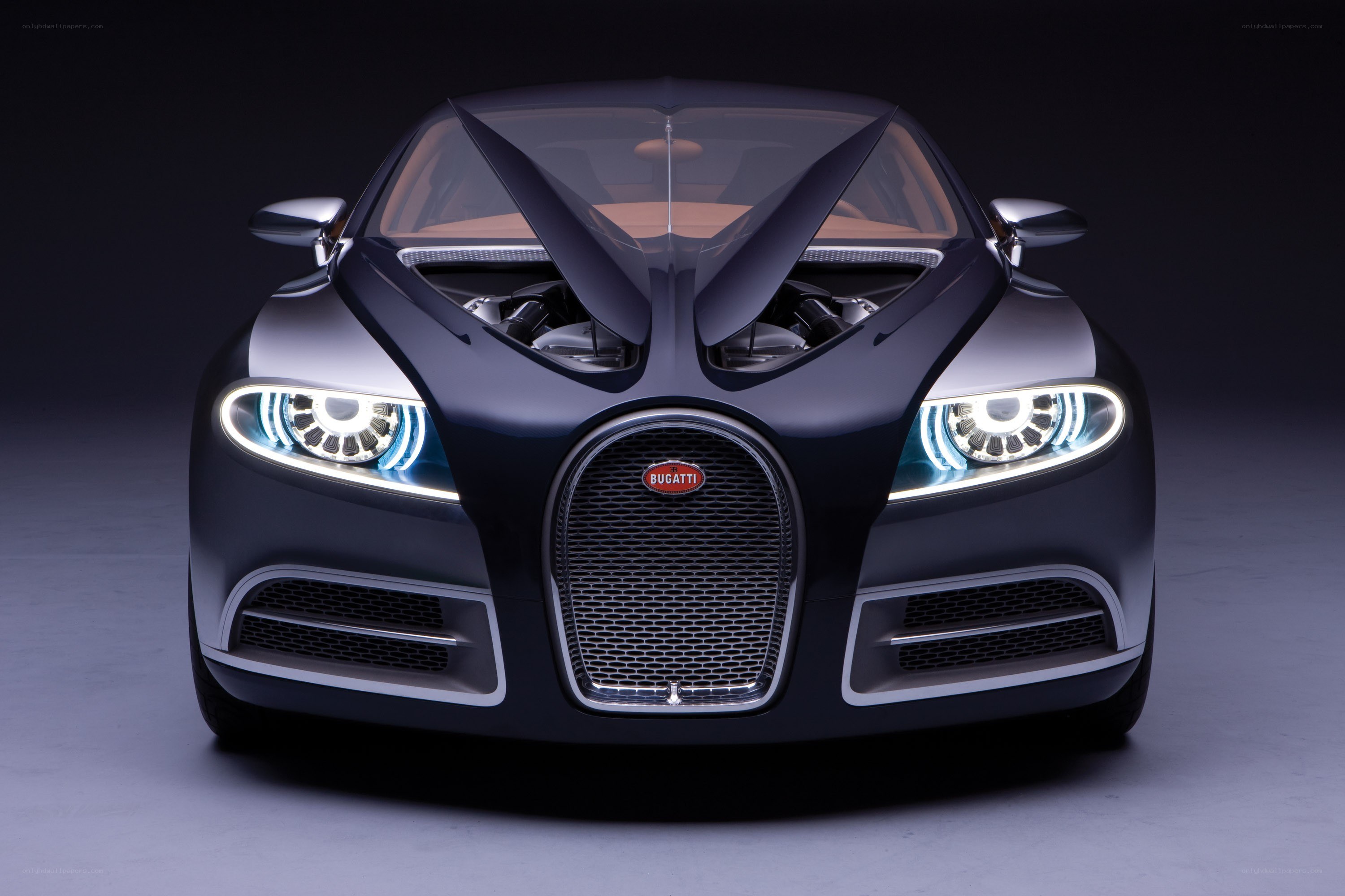Bugatti concept car front view