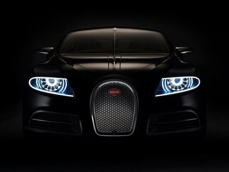 Bugatti concept car front view
