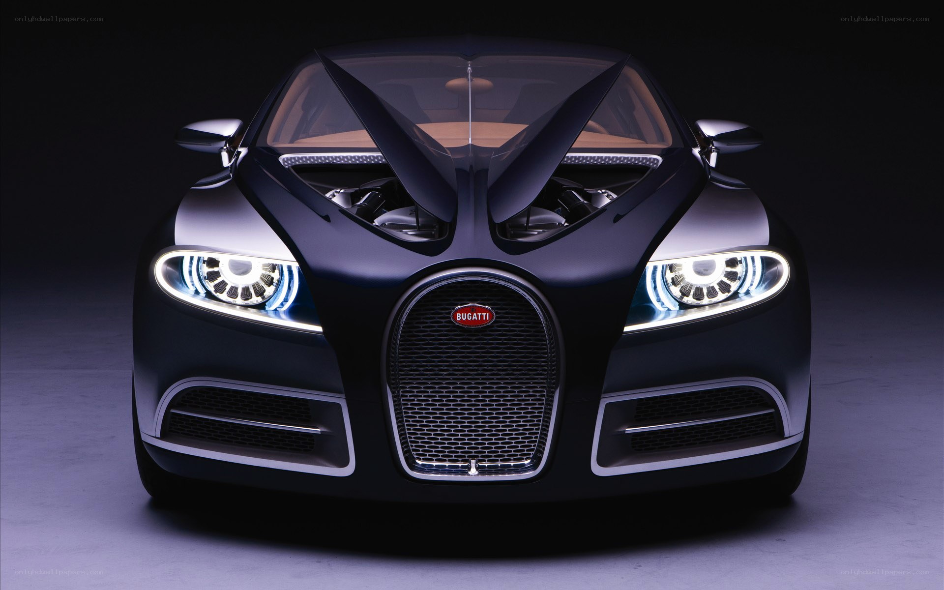 Bugatti concept car front view