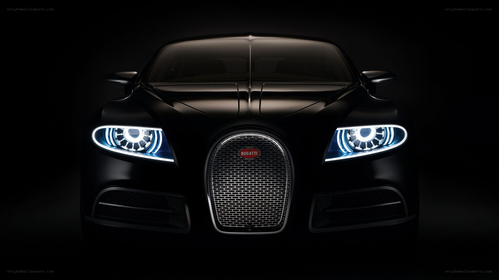Bugatti concept car front view