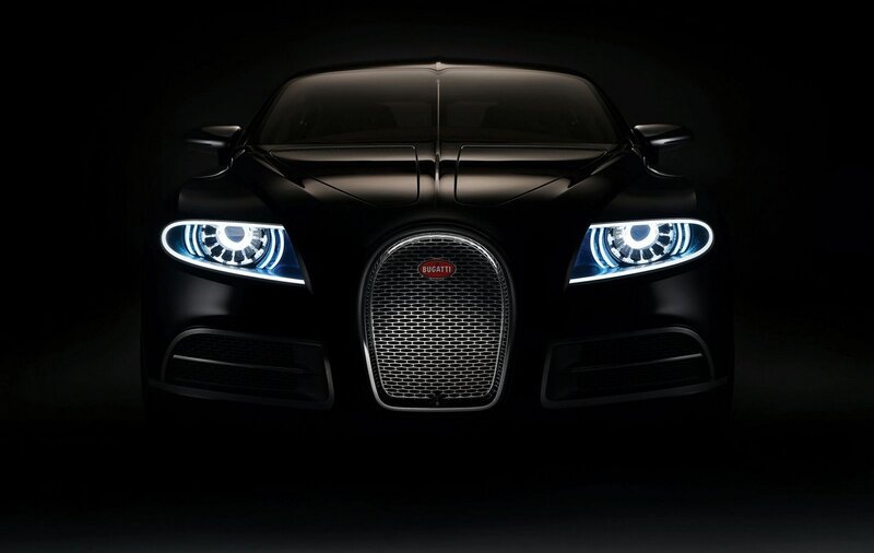 Bugatti concept car front view