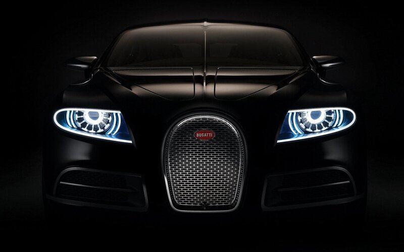 Bugatti concept car front view