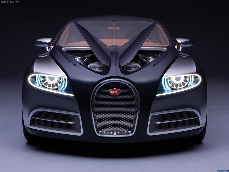 Bugatti concept car front view