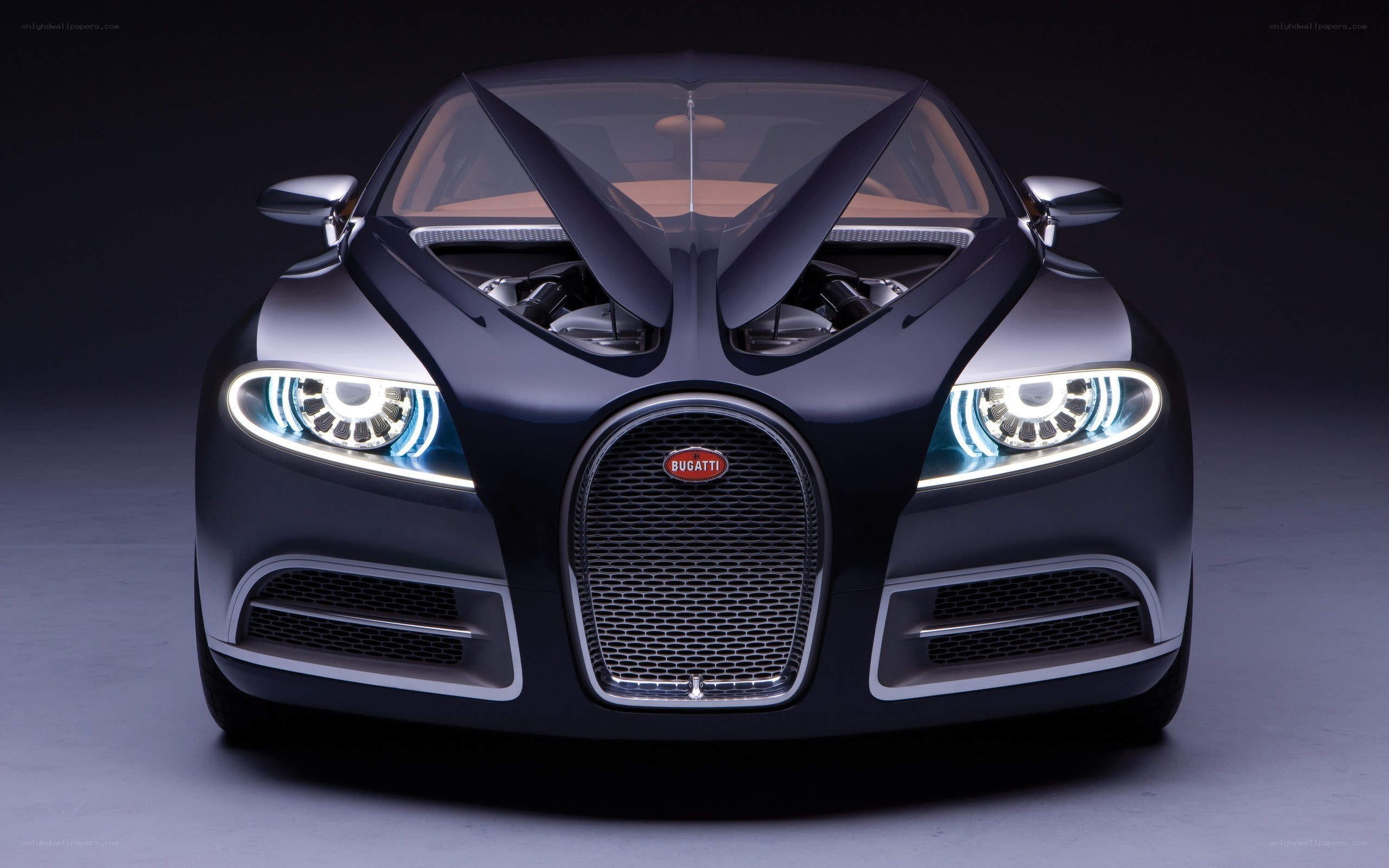 Bugatti concept car front view