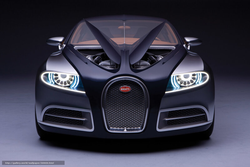 Bugatti concept car front view