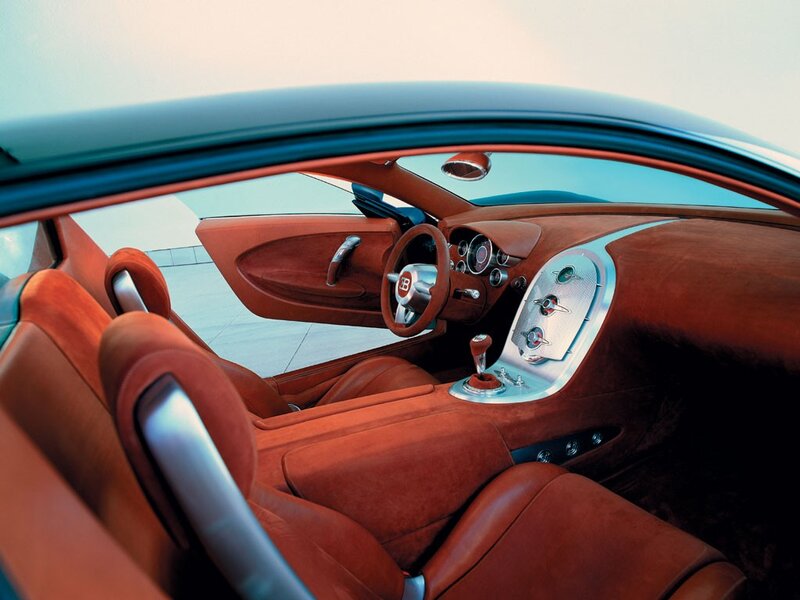 Bugatti concept car interior