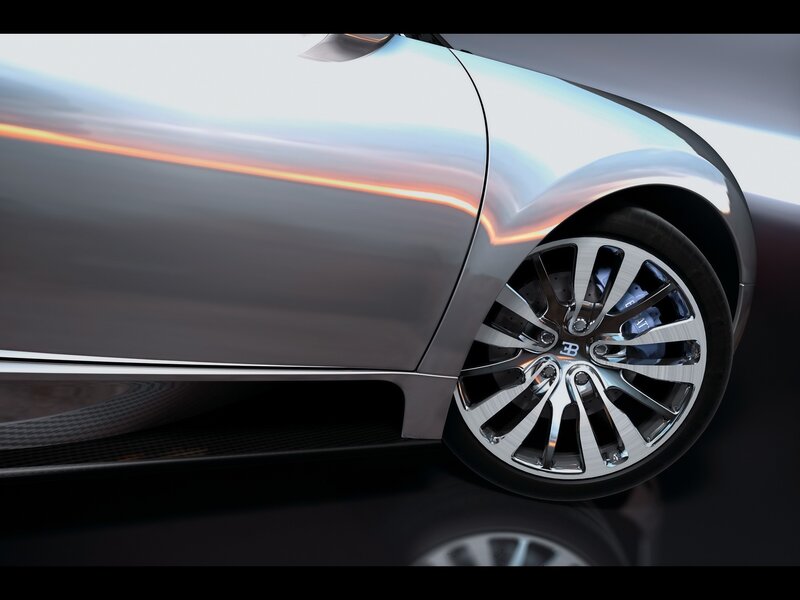 Bugatti concept car wheel