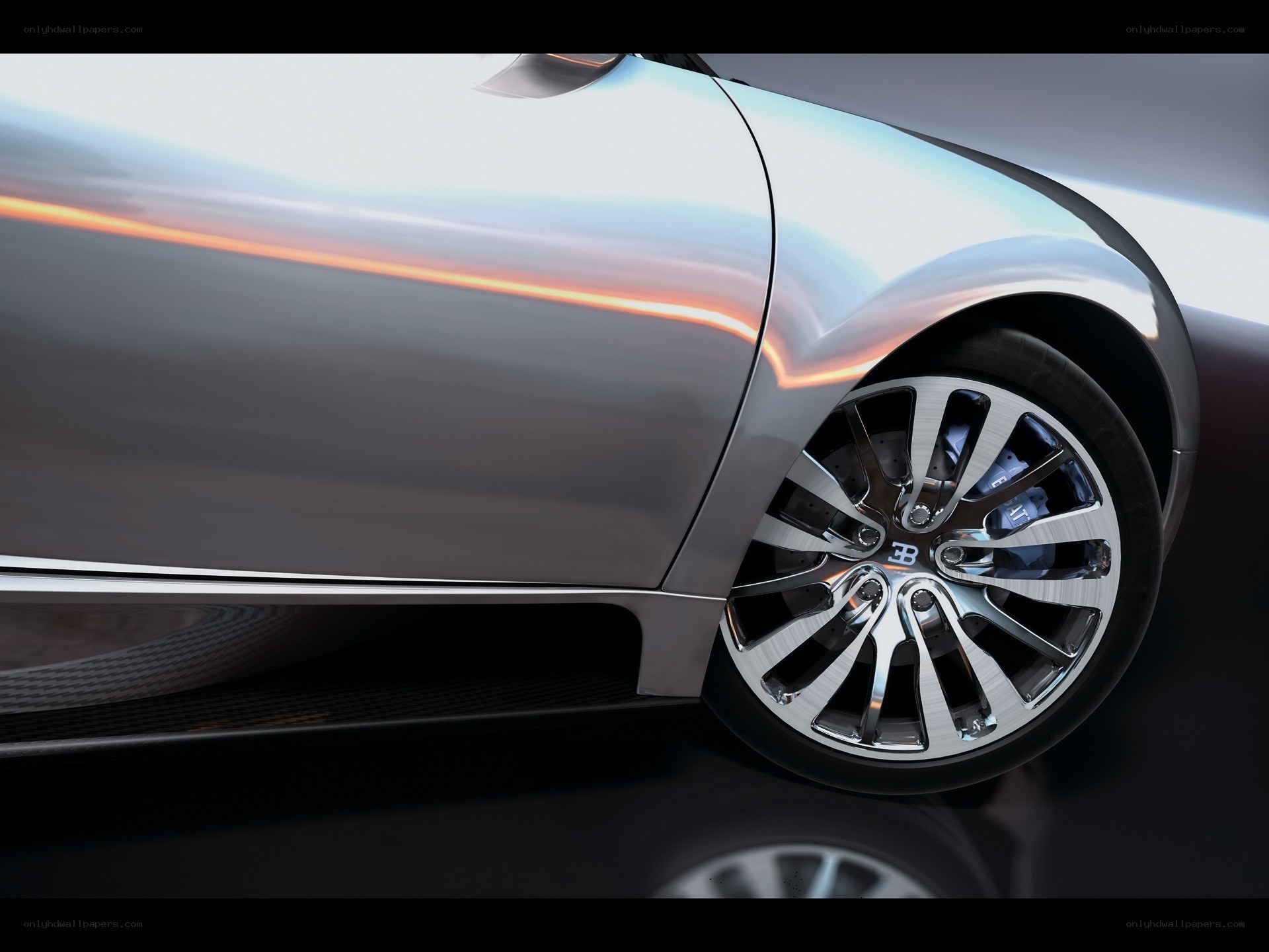 Bugatti concept car wheel