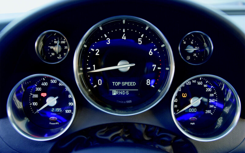 Bugatti Dashboard