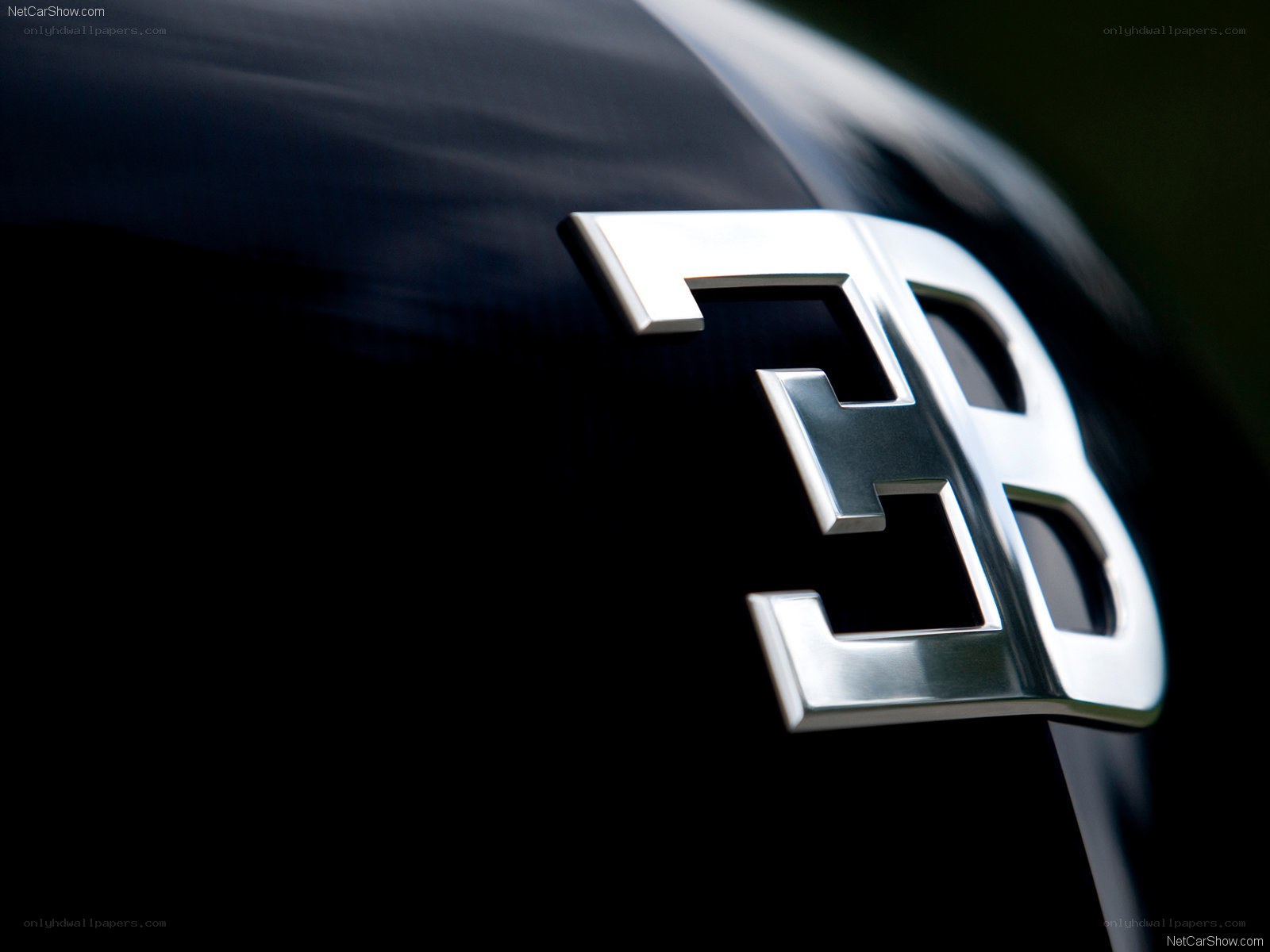 Bugatti emblem close-up