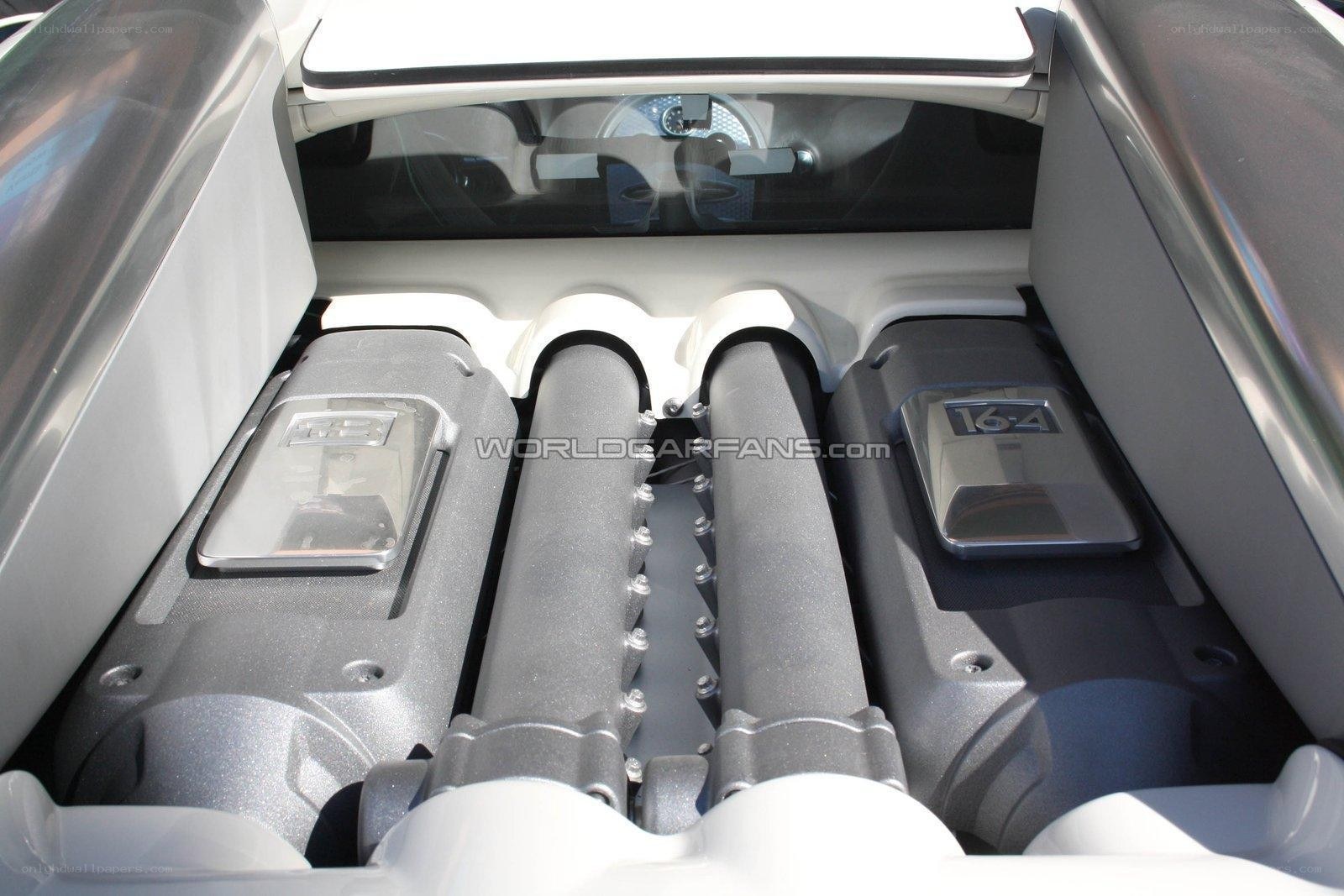 Bugatti engine bay