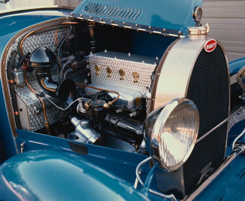 Bugatti engine bay