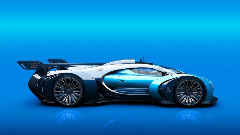 Bugatti Hypercar — Blue