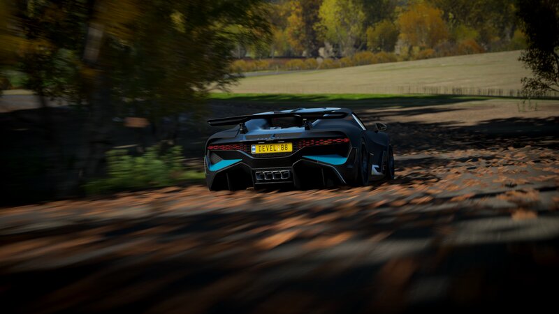 Bugatti Hypercar on Road