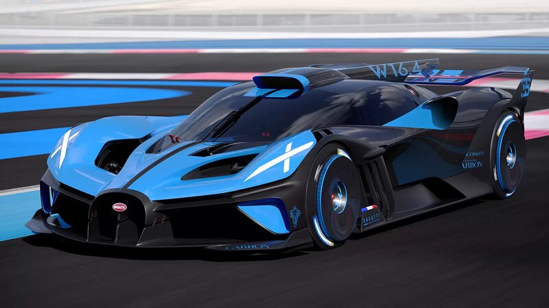 Bugatti Hypercar on Track