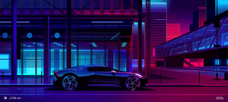 Bugatti Hypercar — Purple
