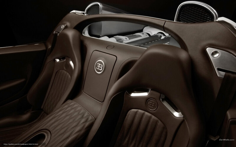 Bugatti interior cockpit
