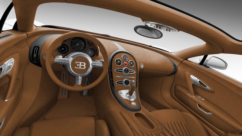 Bugatti interior dashboard