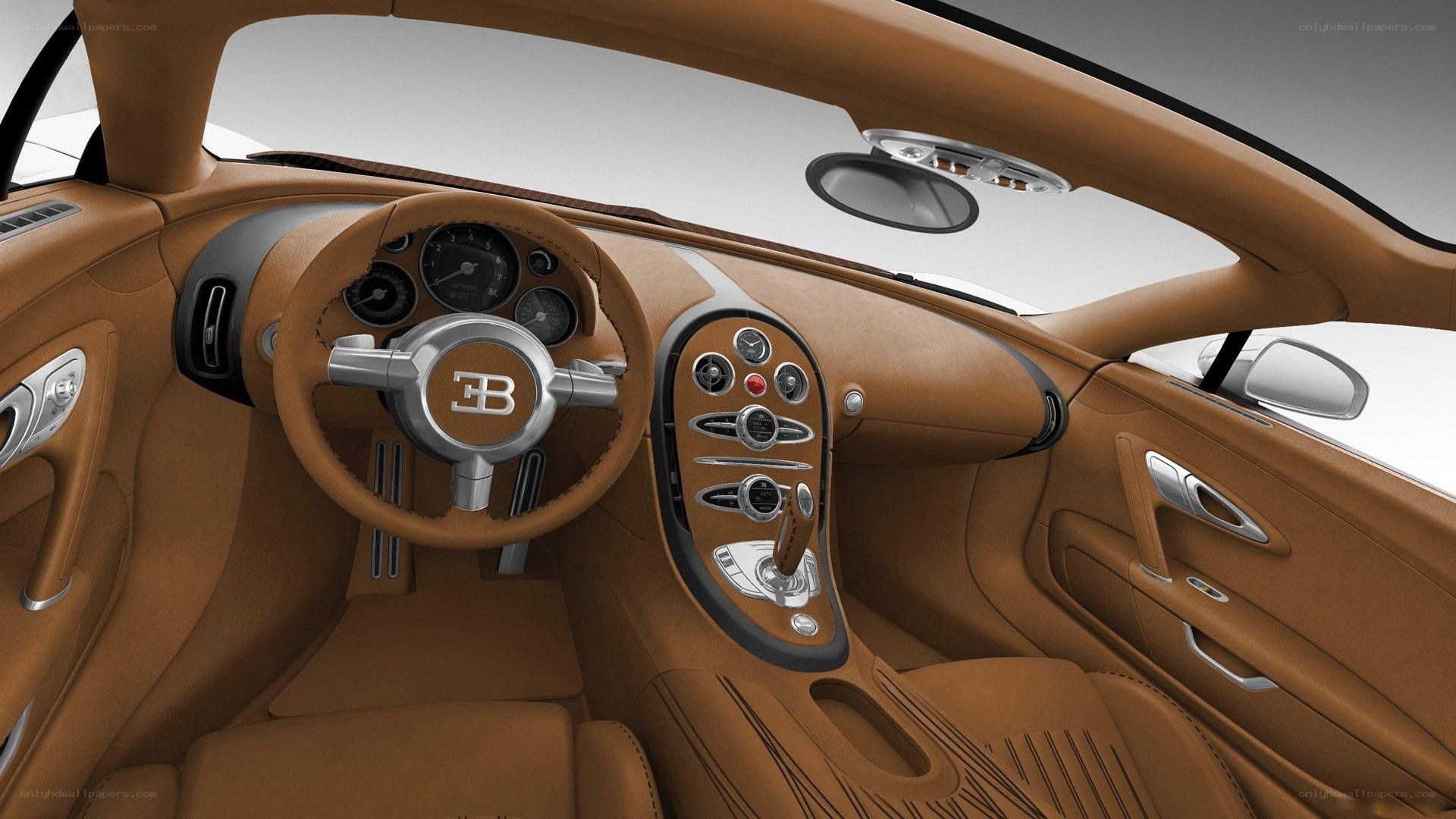 Bugatti interior dashboard