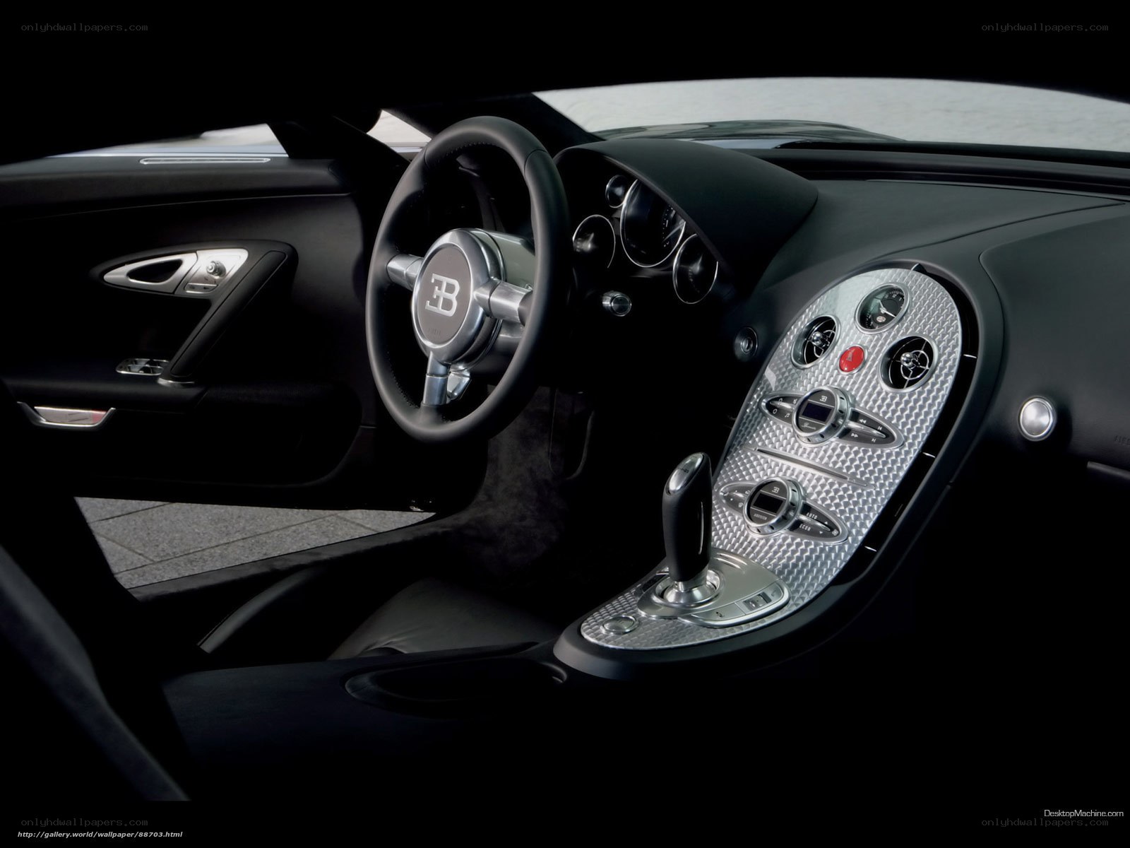Bugatti interior dashboard