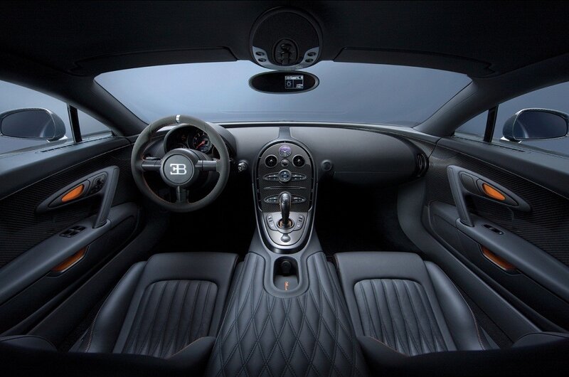 Bugatti interior dashboard