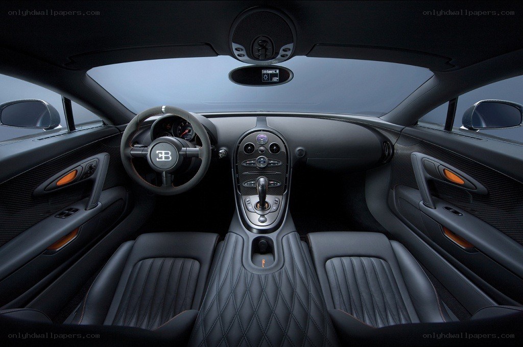Bugatti interior dashboard
