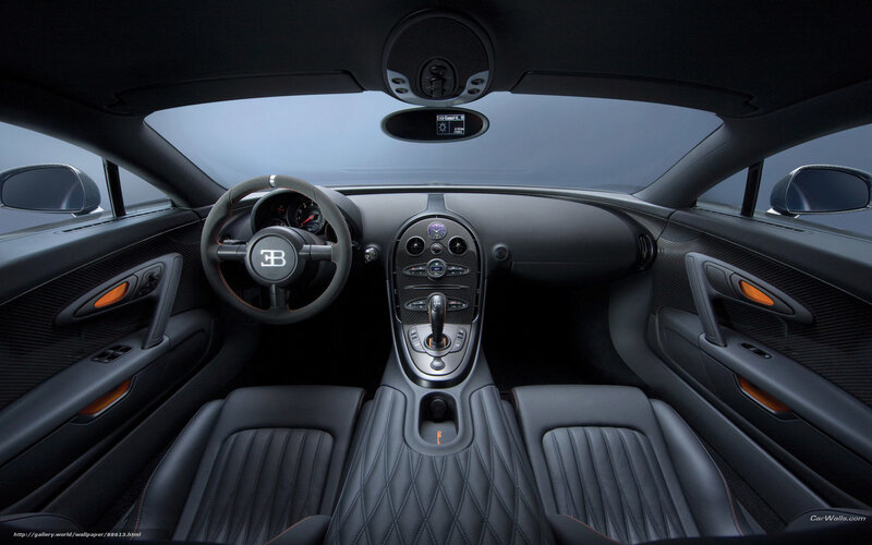 Bugatti interior dashboard