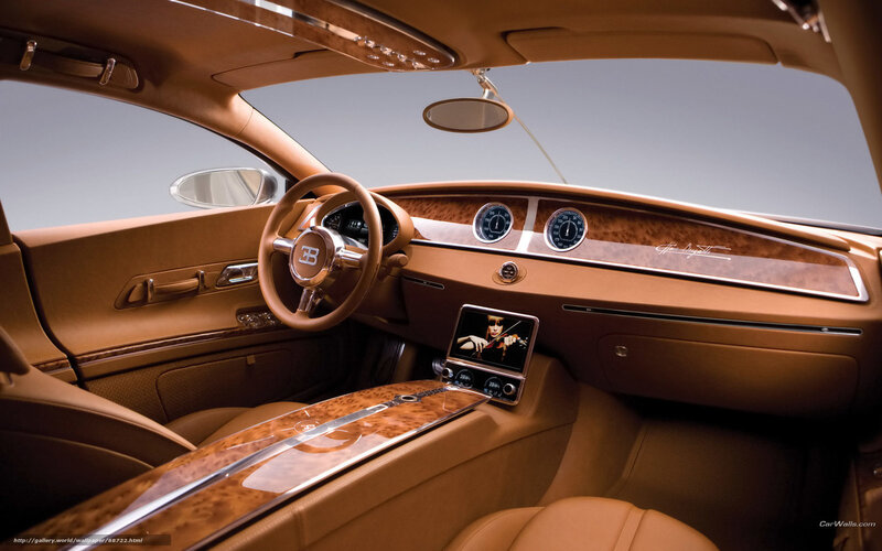 Bugatti interior luxury