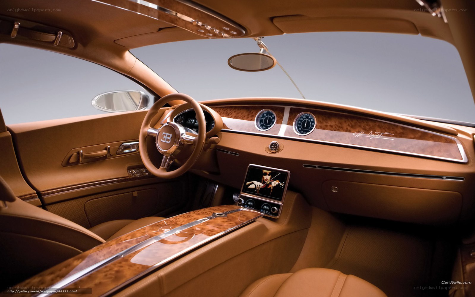 Bugatti interior luxury