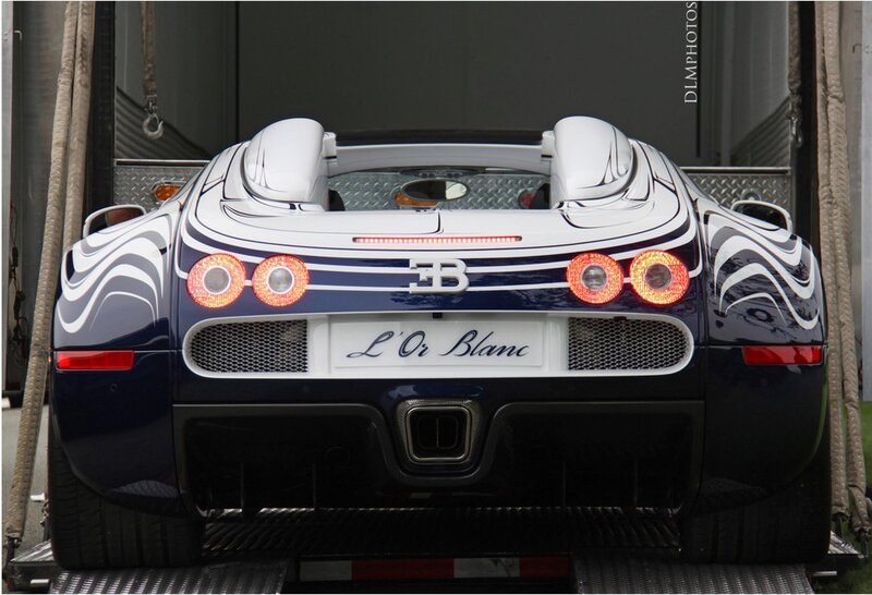 Bugatti L'Or Blanc rear view